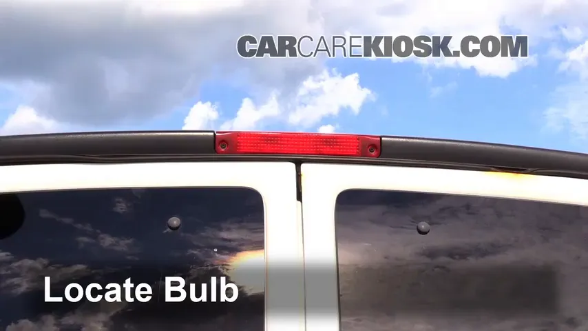 2007 Chevrolet Express 3500 LS 6.0L V8 Standard Passenger Van (3 Door) Lights Center Brake Light (replace bulb)